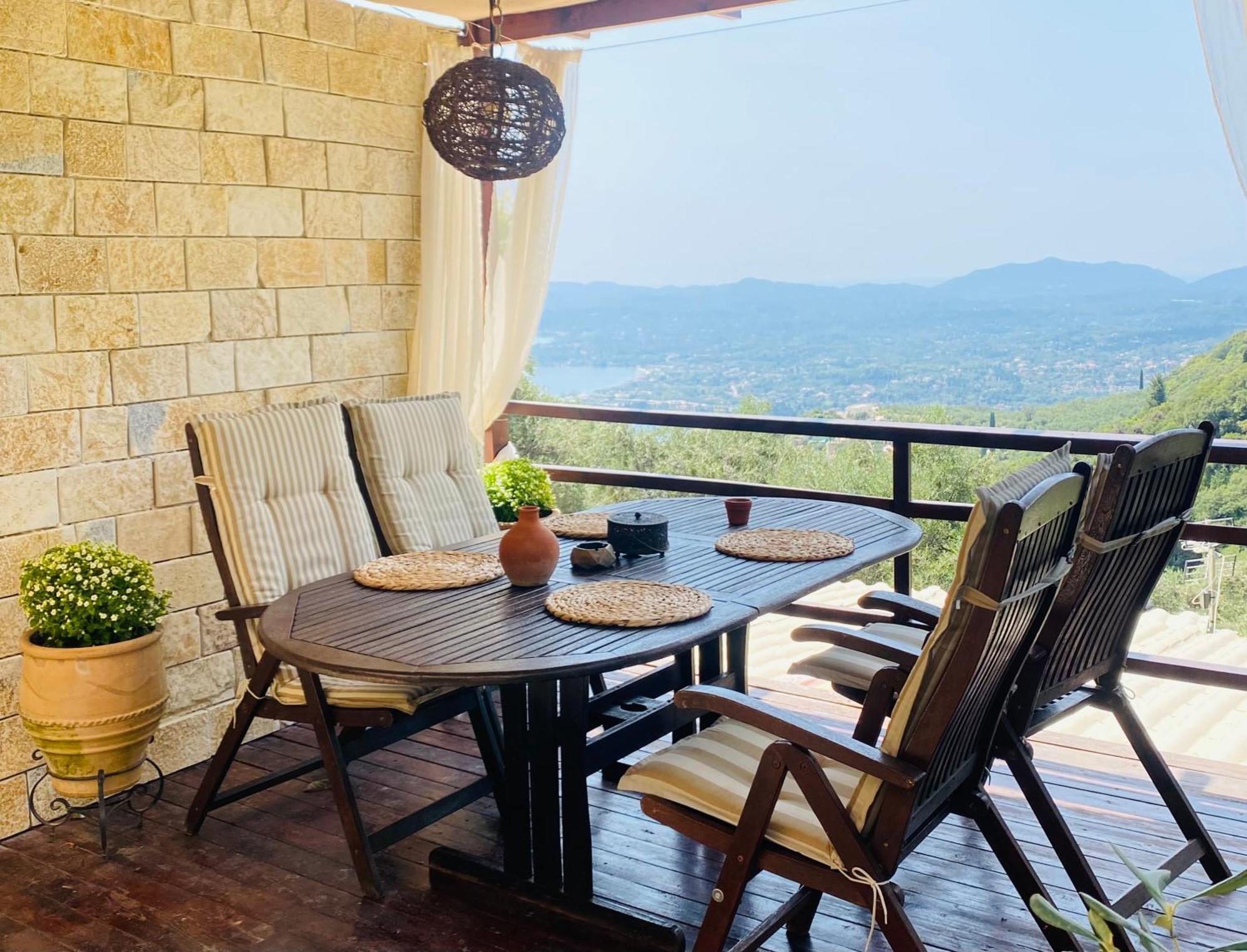 Lorantina Sea View Holiday House In Corfu - Near Barbati Beach Spartylas Buitenkant foto