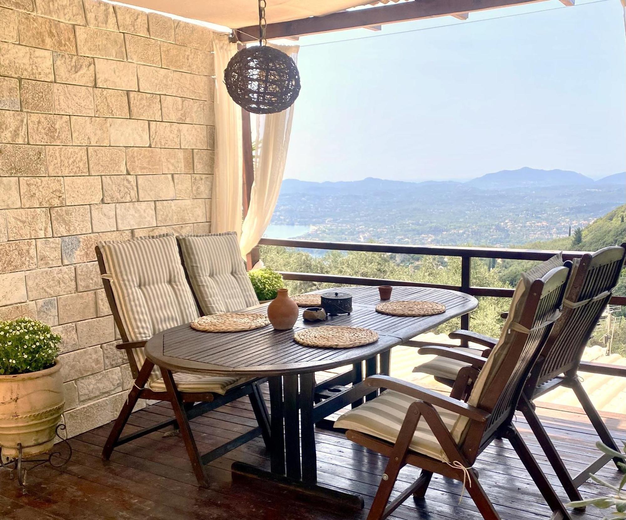 Lorantina Sea View Holiday House In Corfu - Near Barbati Beach Spartylas Buitenkant foto