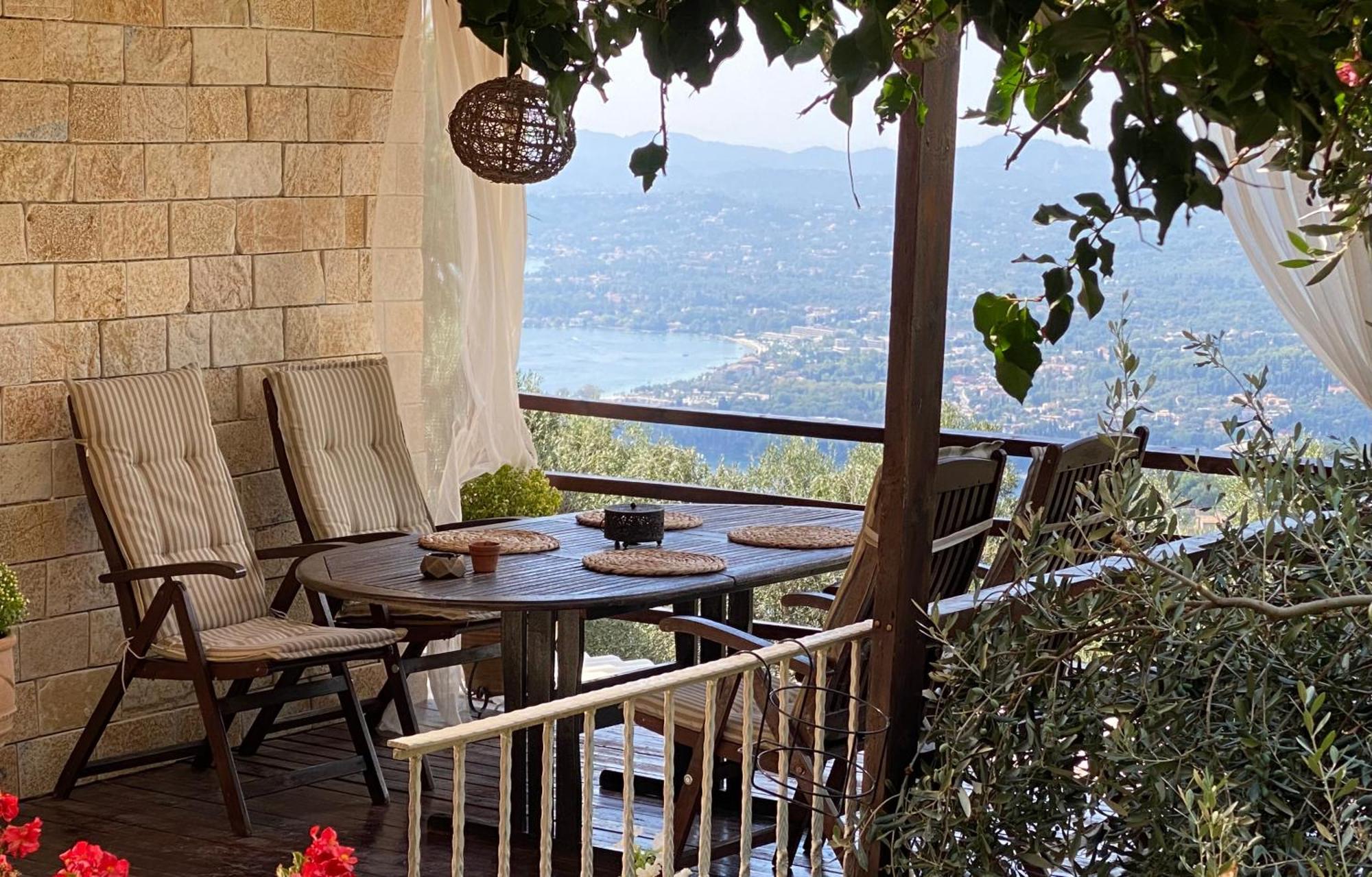 Lorantina Sea View Holiday House In Corfu - Near Barbati Beach Spartylas Buitenkant foto