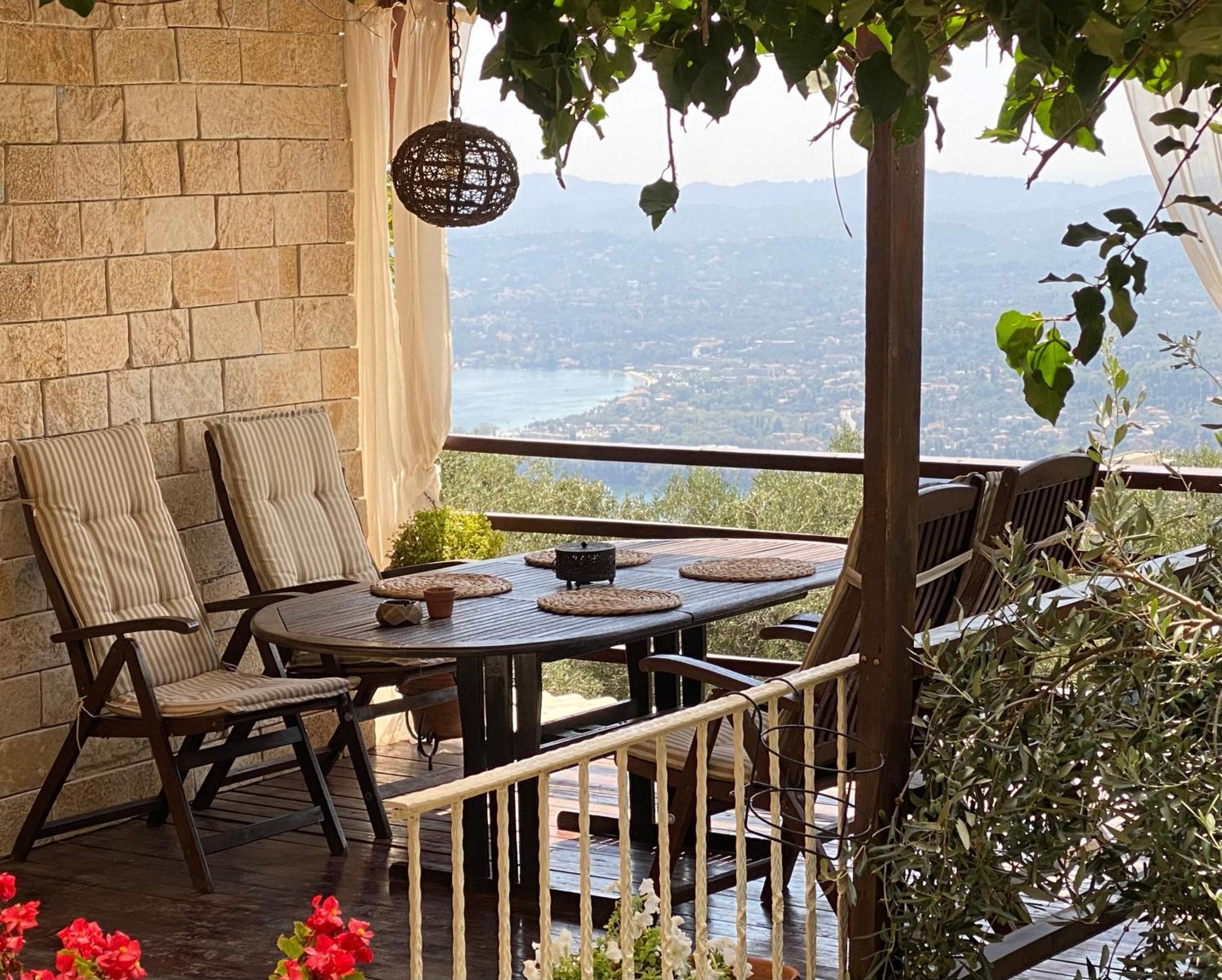 Lorantina Sea View Holiday House In Corfu - Near Barbati Beach Spartylas Buitenkant foto