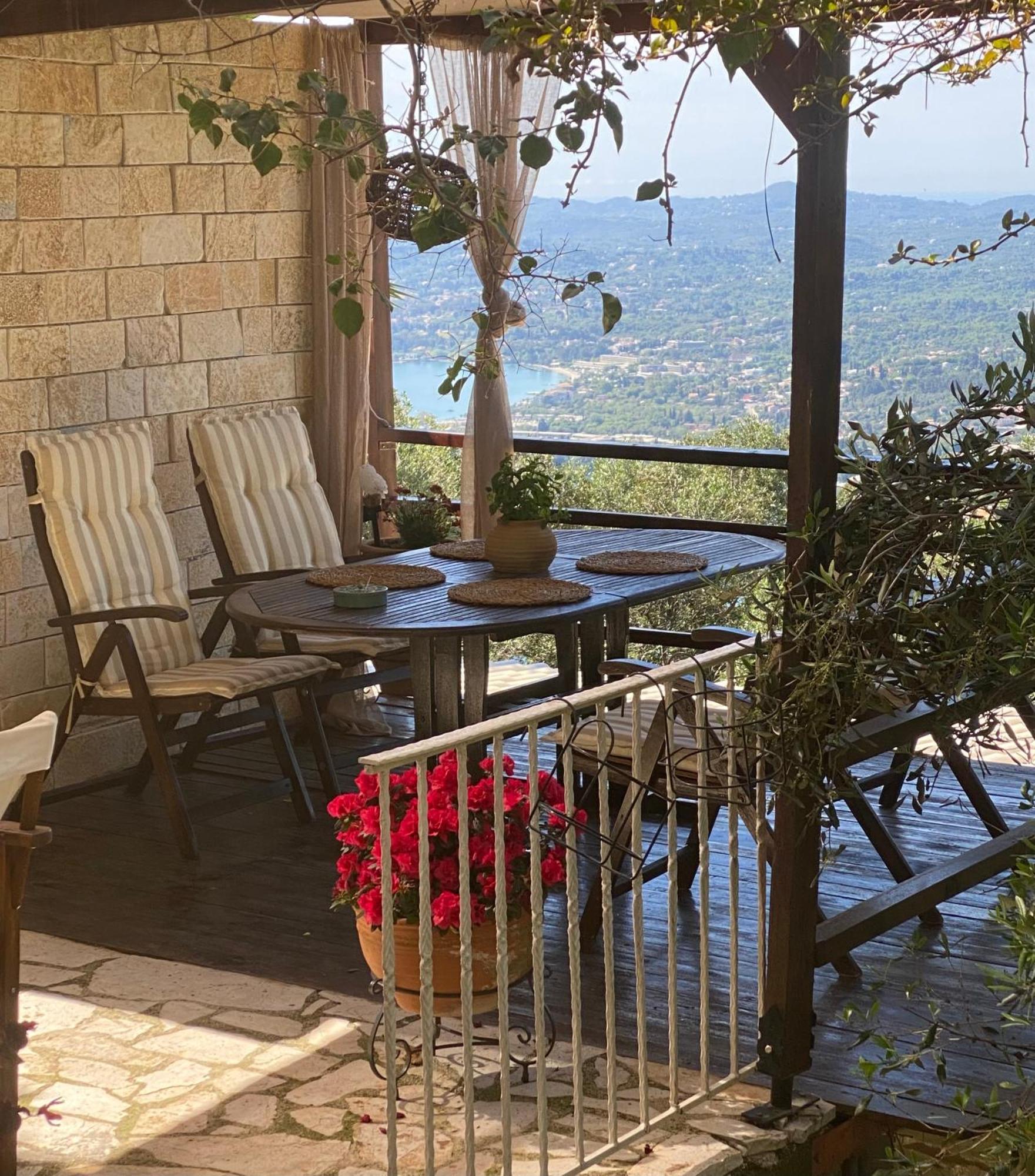 Lorantina Sea View Holiday House In Corfu - Near Barbati Beach Spartylas Buitenkant foto